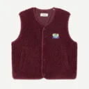 Veste Ample SM Zippée Kids "Bordeaux Chiné" - KHOK16E