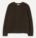 Pull Col Rond DAMSVILLE "Choco Chiné" - MDAM18F