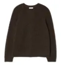 Pull Col Rond DAMSVILLE "Choco Chiné" - MDAM18F