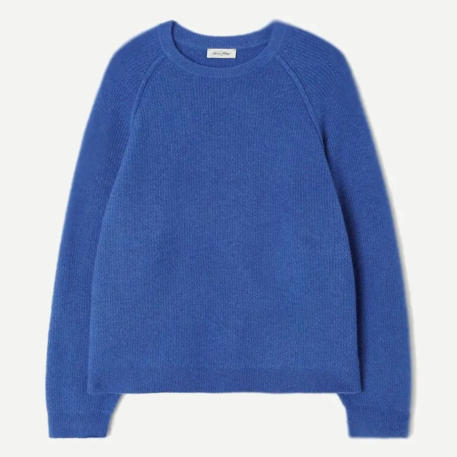 [MDAM18FSAPHIR] Pull Col Rond DAMSVILLE "Saphir Chiné" - MDAM18F (S)