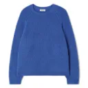 Pull Col Rond DAMSVILLE "Saphir Chiné" - MDAM18F