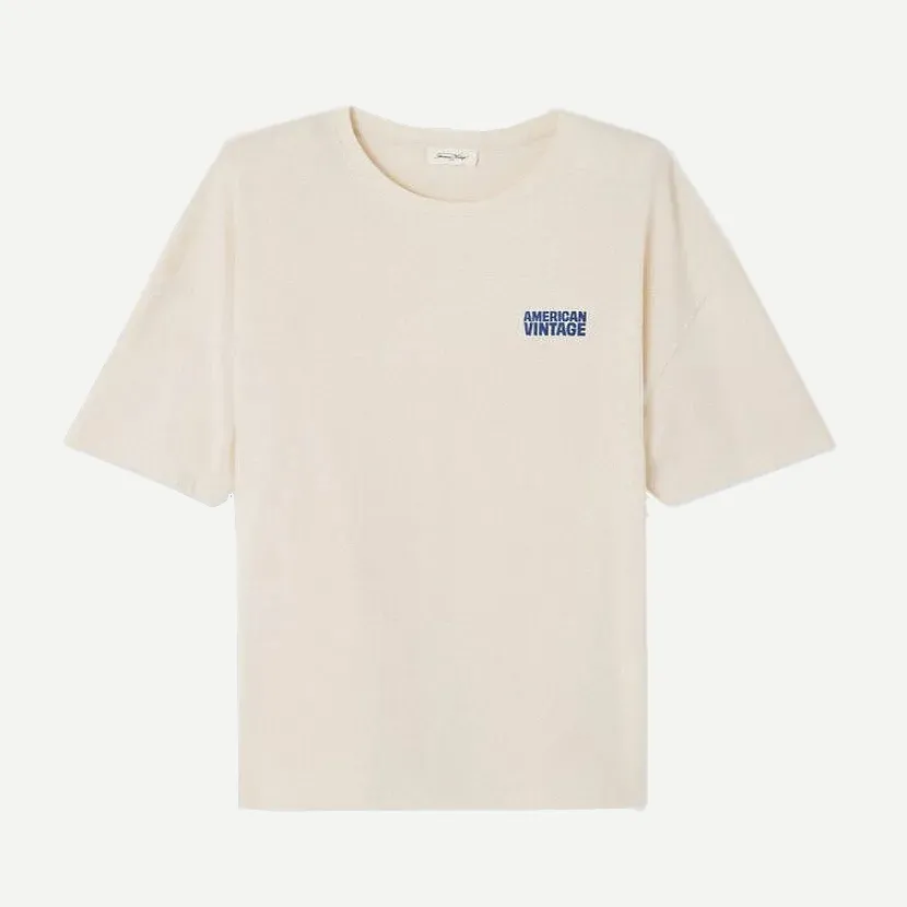 [MYKO02AECRU] Tee-Shirt MC Col Rond Ykobow "Ecru" - MYKO02A (S)
