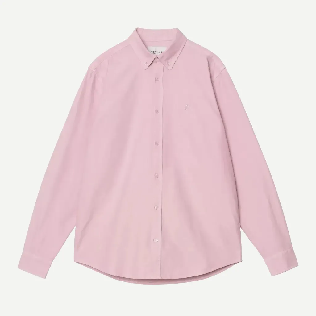 L/S Bolton Shirt "Hortensia / Garment Dyed"