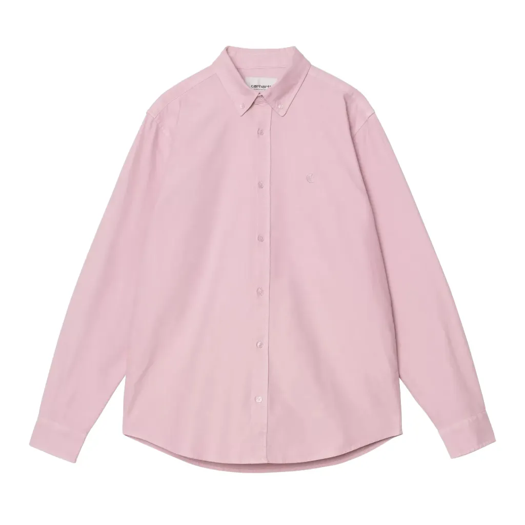 L/S Bolton Shirt "Hortensia / Garment Dyed"