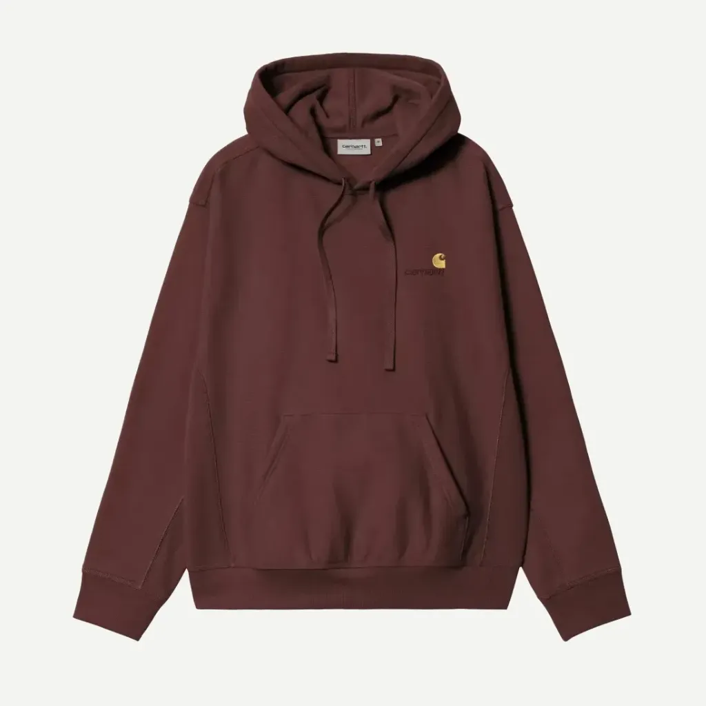 Hooded American Script Sweat "Amarone" - I028279_826_XX
