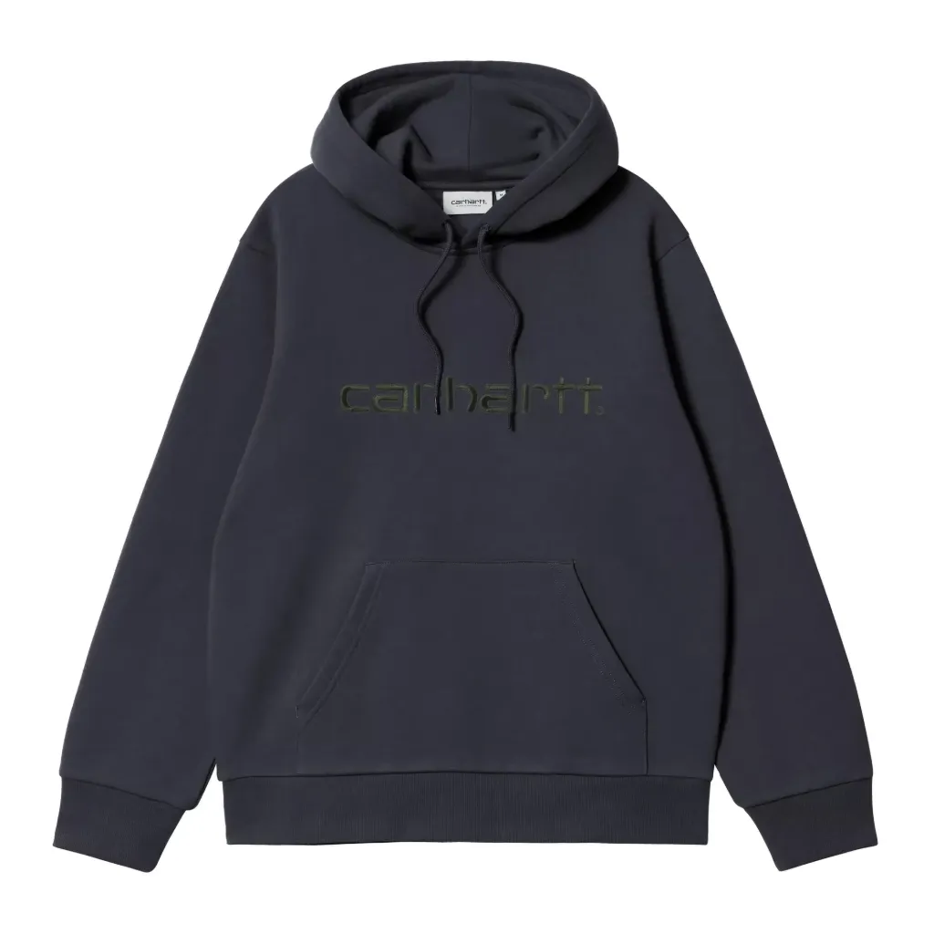 Hooded Carhartt Sweat "Dark Navy / Dark Scarab"
