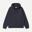 Hooded Carhartt Sweat "Dark Navy / Dark Scarab" - I030547_3Z0_XX