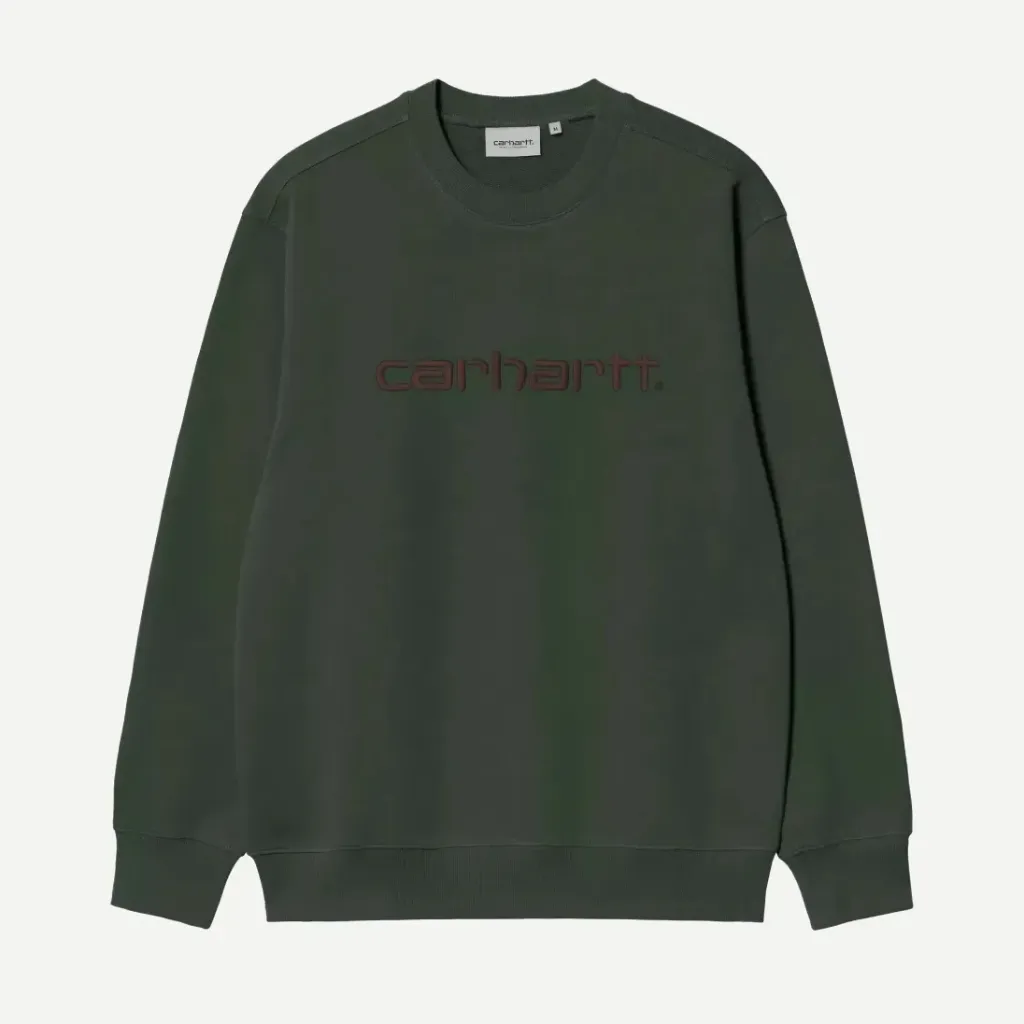 Carhartt Sweat Dark "Scarab / Palisander" - I030546_3YZ_XX