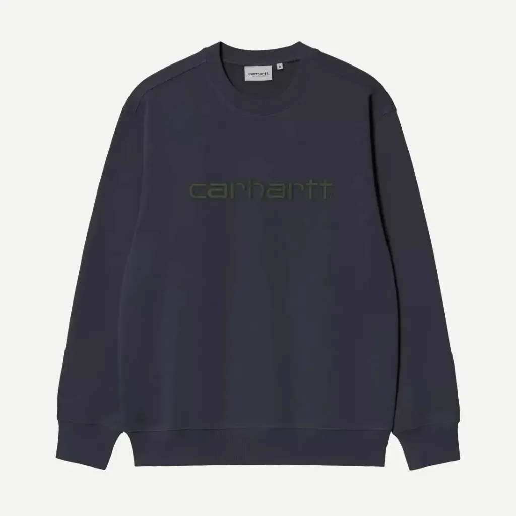 Carhartt Sweat "Dark Navy / Dark Scarab" - I030546_3Z0_XX