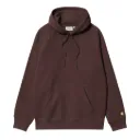 Hooded Chase Sweat "Palisander / Gold"