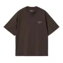 S/S Signature Script Tee-Shirt " Tobacco / Natural "