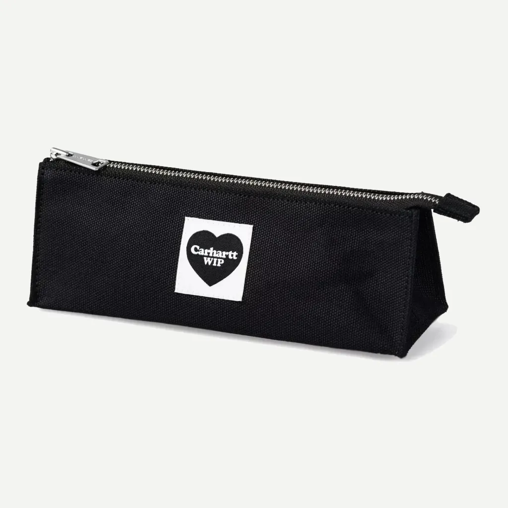 Carhartt W.I.P Heart Pencil Case "Black"