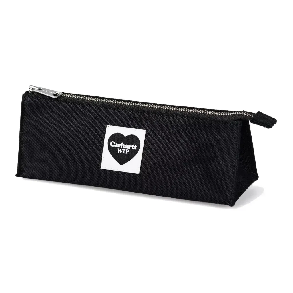 Carhartt W.I.P Heart Pencil Case "Black"