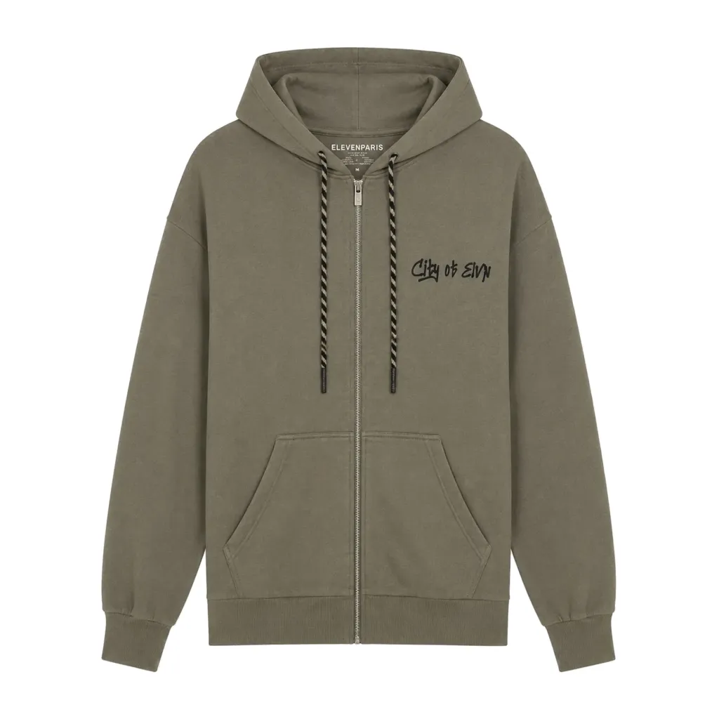 [THEODORALAURIER] Sweatshirt Zippé Kids THEODORA "Laurier" (12Y)