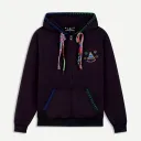Sweatshirt Zippé Kids MOON "Black"