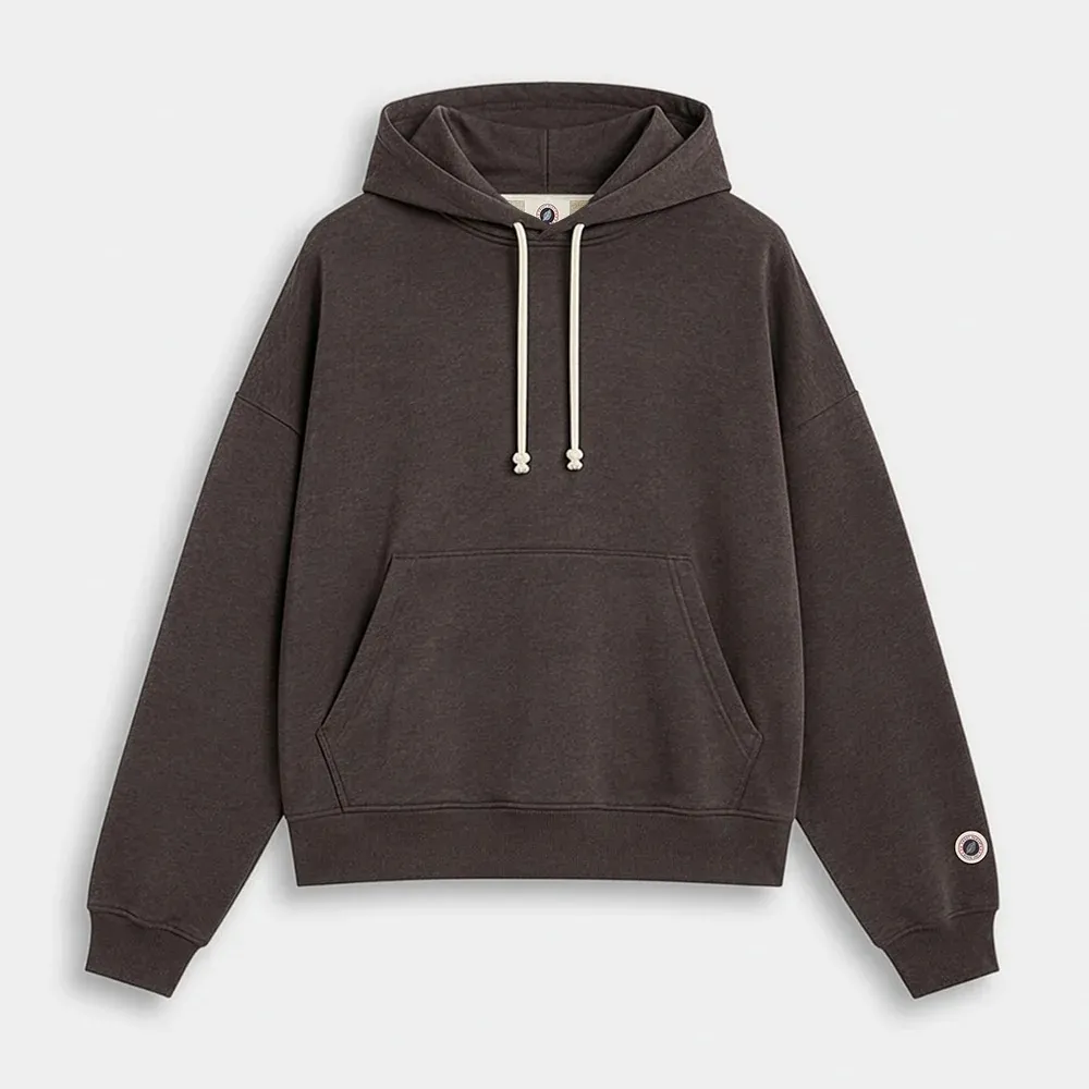 Sweatshirt ICONIC HOOD26 "Brown Marl" - FICONICHOOD26BROWN