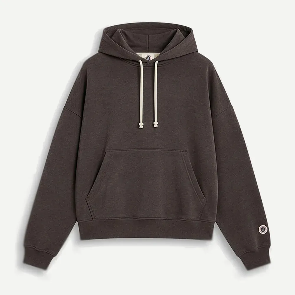 [FICONICHOOD26BROWN] Sweatshirt ICONIC HOOD26 "Brown Marl" - FICONICHOOD26BROWN (XS)