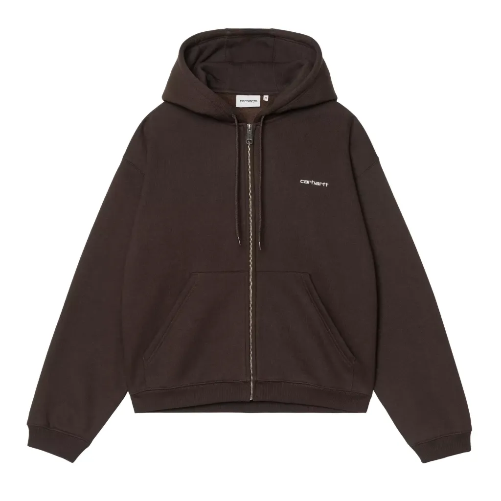 Hooded Ebbert Jacket "Tobacco / White"