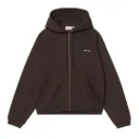Hooded Ebbert Jacket "Tobacco / White"