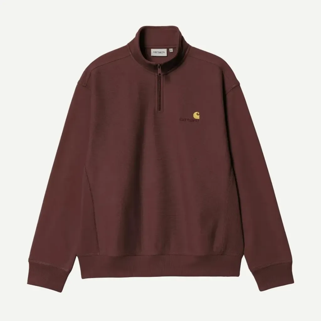 Half Zip American Script Sweatshirt "Amarone" - I027014_826_XX