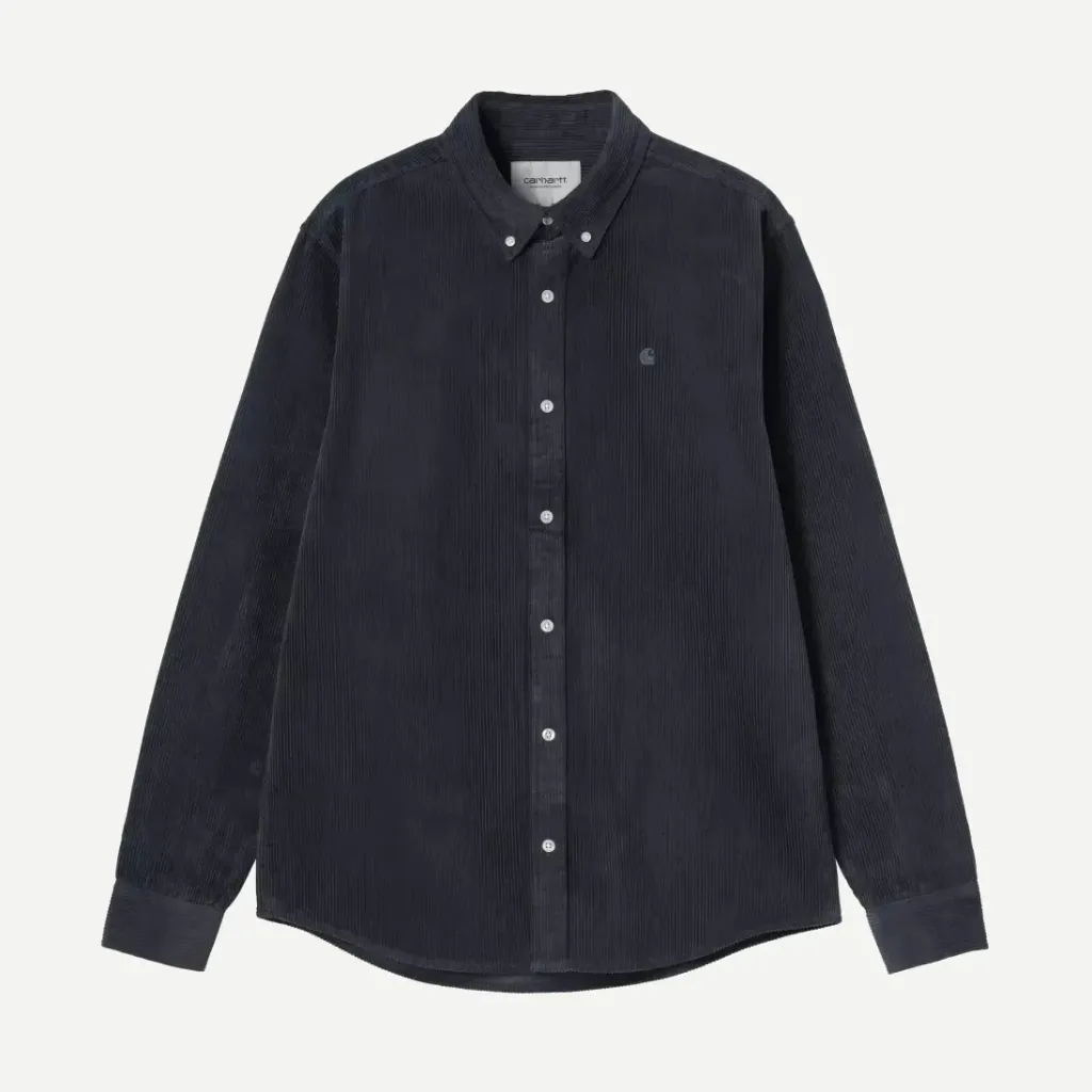 [I029958_1C_XX] L/S Madison Cord Shirt "Dark Navy" - I029958_1C_XX (XS)