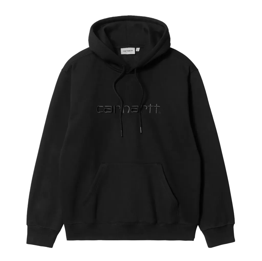 Hooded Carhartt Sweat "Black / Black"
