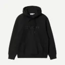 Hooded Carhartt Sweat "Black / Black" - I030547_00E_XX