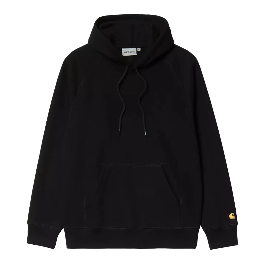 Hooded Chase Sweat "Black/Gold"