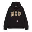 Hooded WIP Sweat Jacket "Black / Stone Washed"