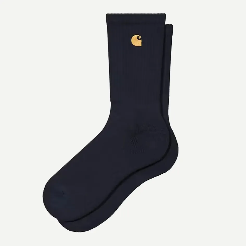 [I036747_00H_XX] Chase Socks "Dark Navy / Gold"
