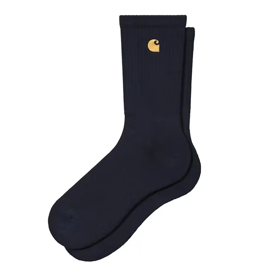 Chase Socks "Dark Navy / Gold"