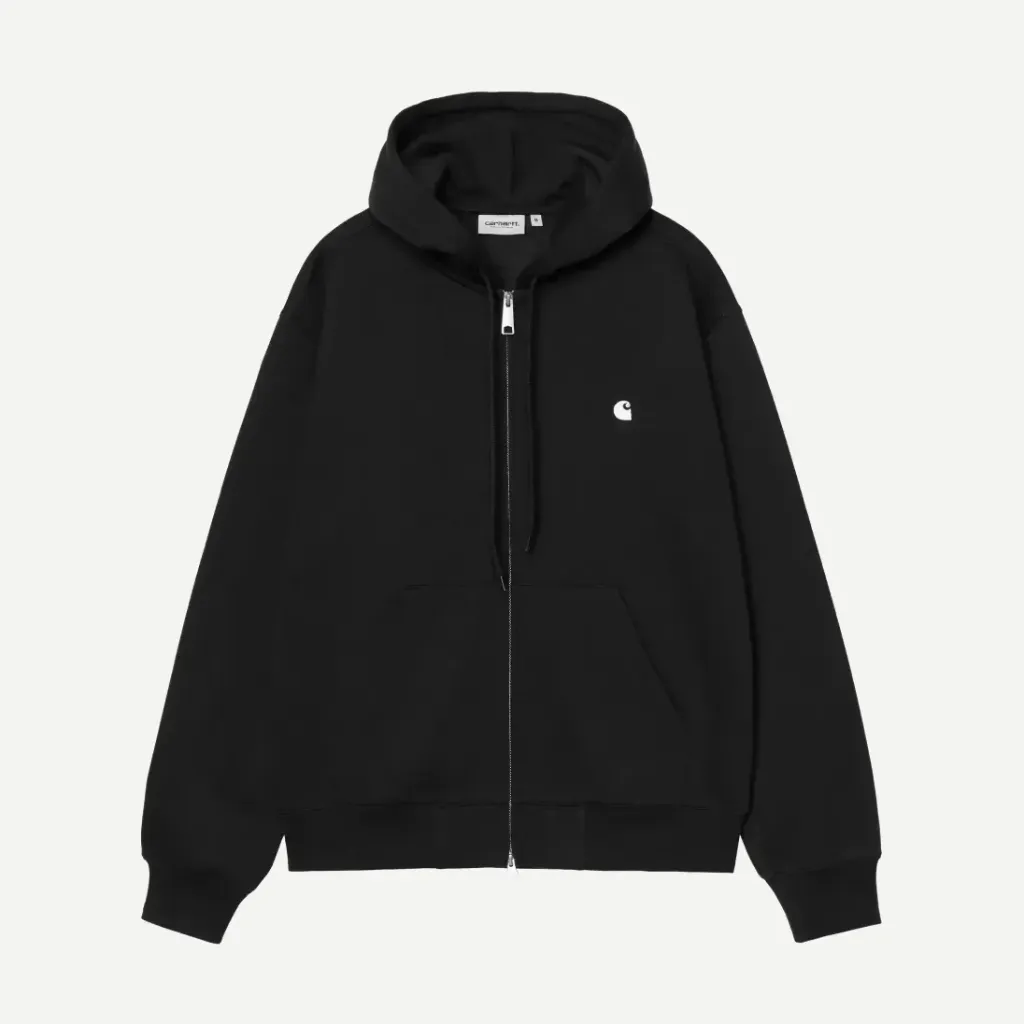 Hooded Mack Sweat Jacket "Black / Wax" - I037102_K02_XX