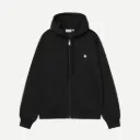 Hooded Mack Sweat Jacket "Black / Wax" - I037102_K02_XX