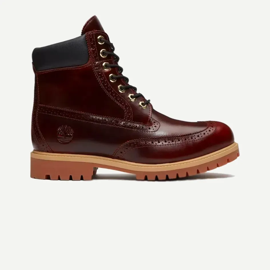 [TB0A2A8VEIW1] Premium 6 Inch Lace Waterproof Heritage Boot "Brown" - TB0A2A8VEIW1 (40)
