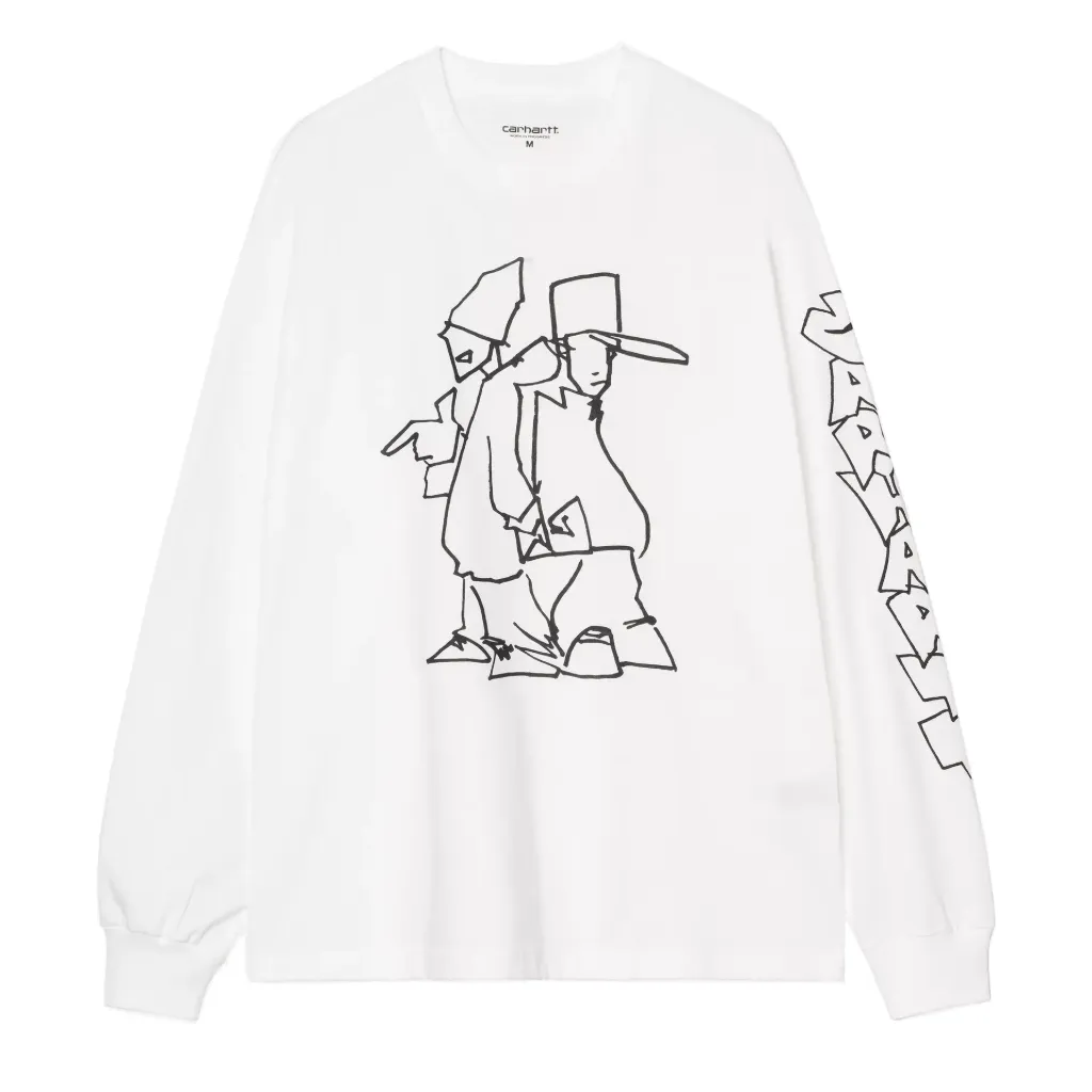 L/S Blinkerfluid Tee-Shirt "White"