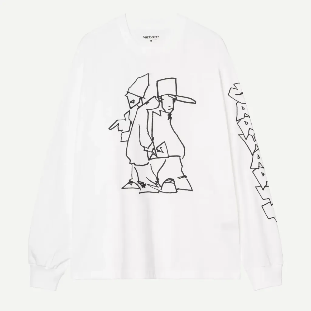 L/S Blinkerfluid Tee-Shirt "White" - I037238_02_XX