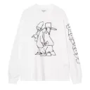 L/S Blinkerfluid Tee-Shirt "White"