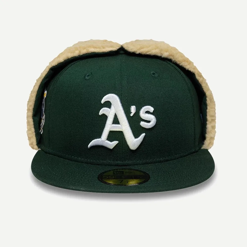 59FIFTY Fitted Dogear Athletics MLB World Series "Vert Foncé" - 6091598