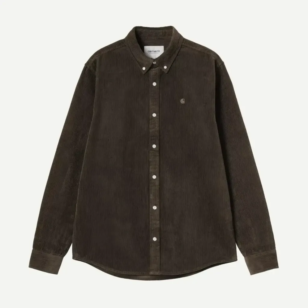 [I029958_47_XX] L/S Madison Cord Shirt "Tobacco" - I029958_47_XX (XS)