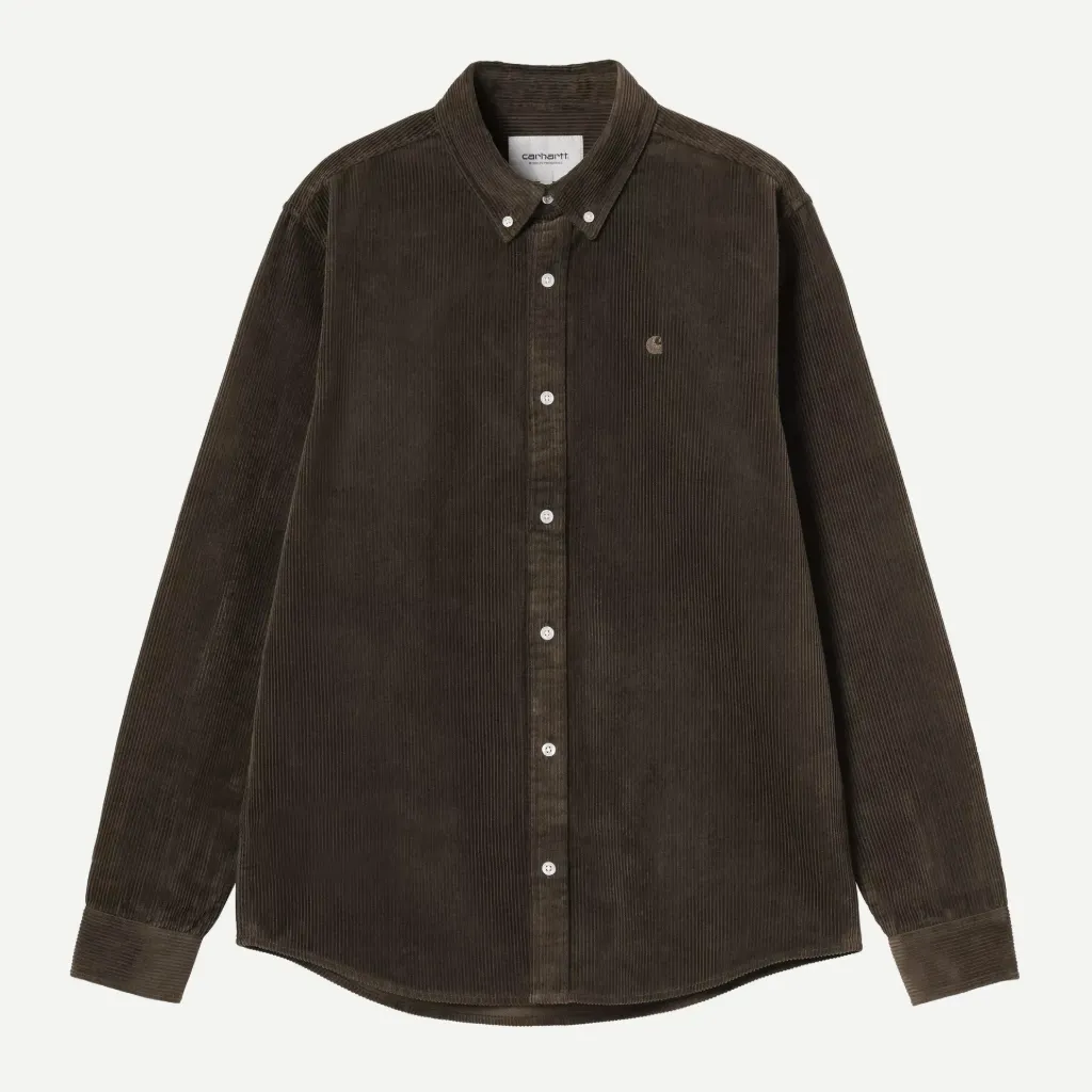 L/S Madison Cord Shirt "Tobacco" - I029958_47_XX