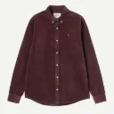 L/S Madison Cord Shirt "Amarone" - I029958_826_XX