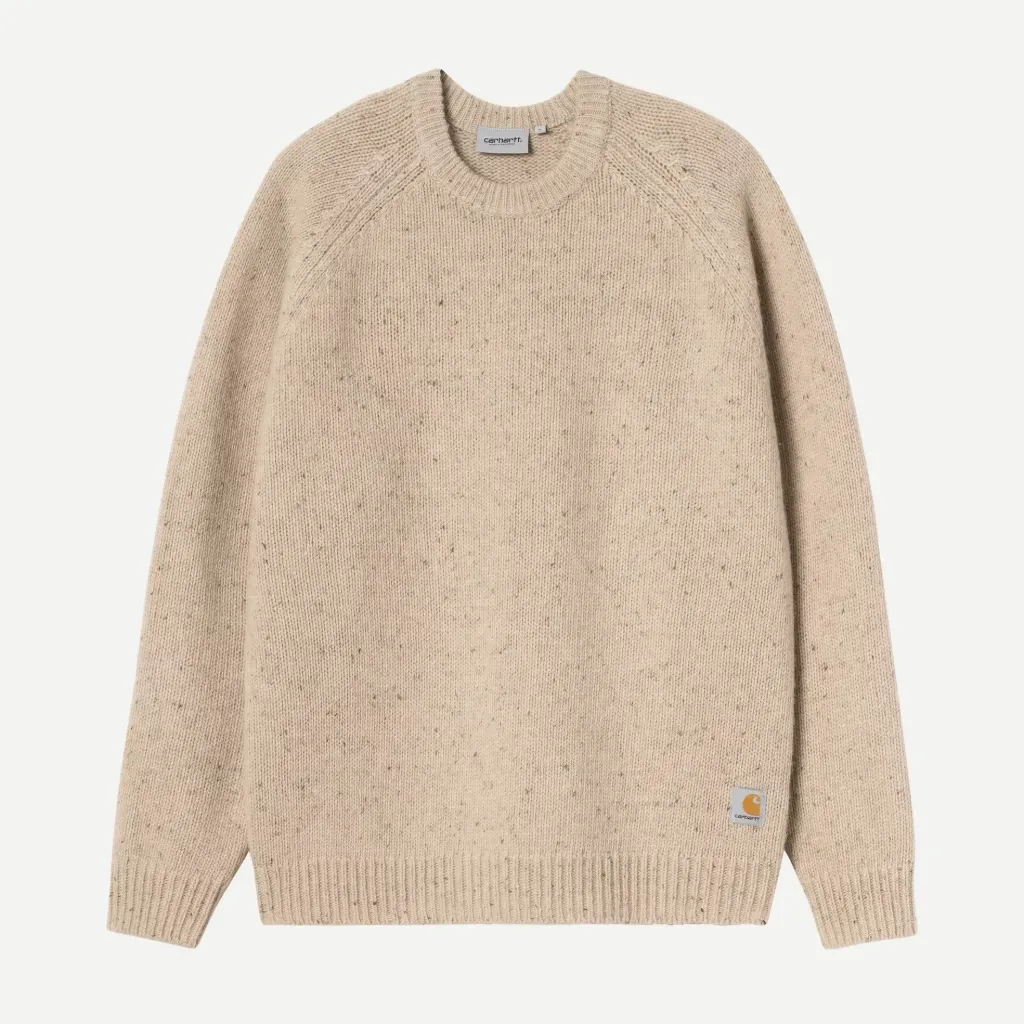 [I010977_3AU_XX] Anglistic Sweater "Speckled Fleur de Sel" - I010977_3AU_XX (XS)