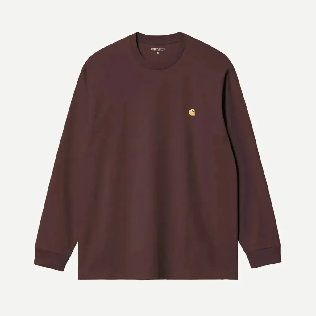L/S Chase T-Shirt "Palisander / Gold" - I026392_3XE_XX