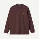 L/S Chase T-Shirt "Palisander / Gold" - I026392_3XE_XX