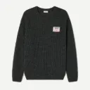 Pull Boule ML Col Rond CYROW "Nomade Chiné" - MCYR18A