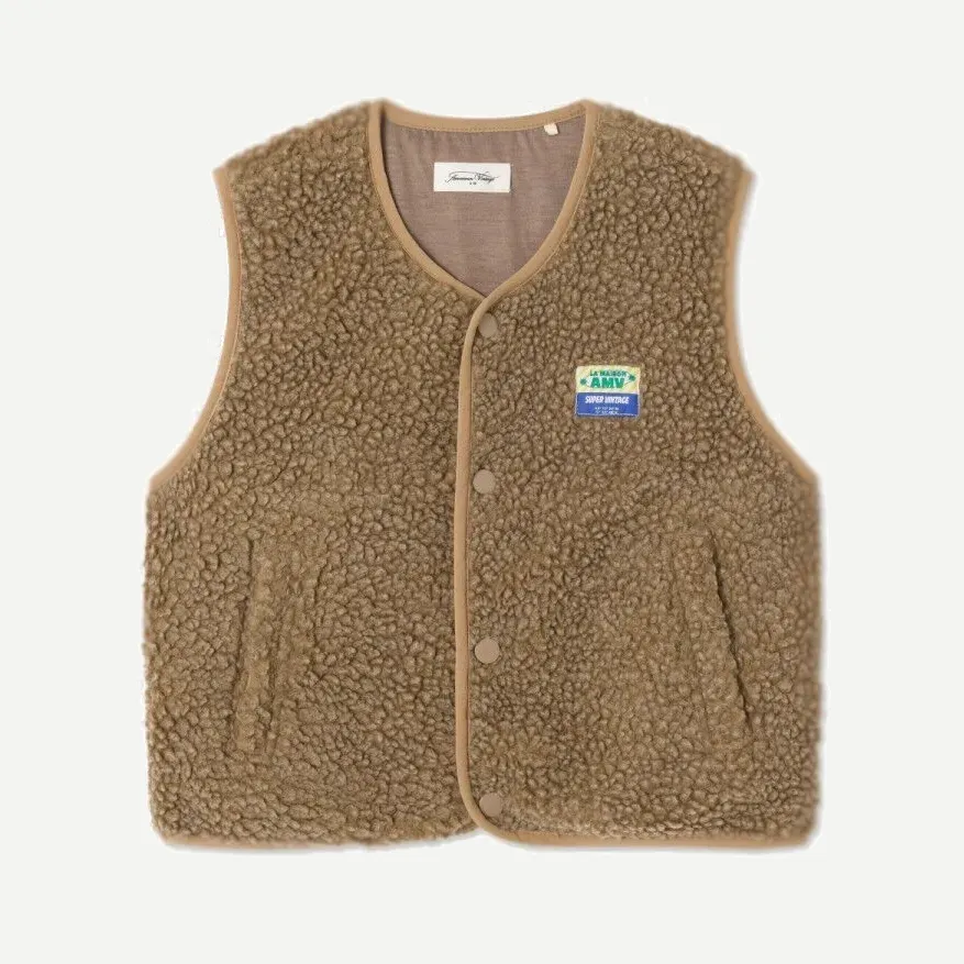 Veste Ample SM Zippée Kids "Muscade Chiné" - KHOK16E