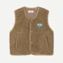 Veste Ample SM Zippée Kids "Muscade Chiné" - KHOK16E