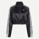 SST Satin Jacket "Black / White" - KS9371