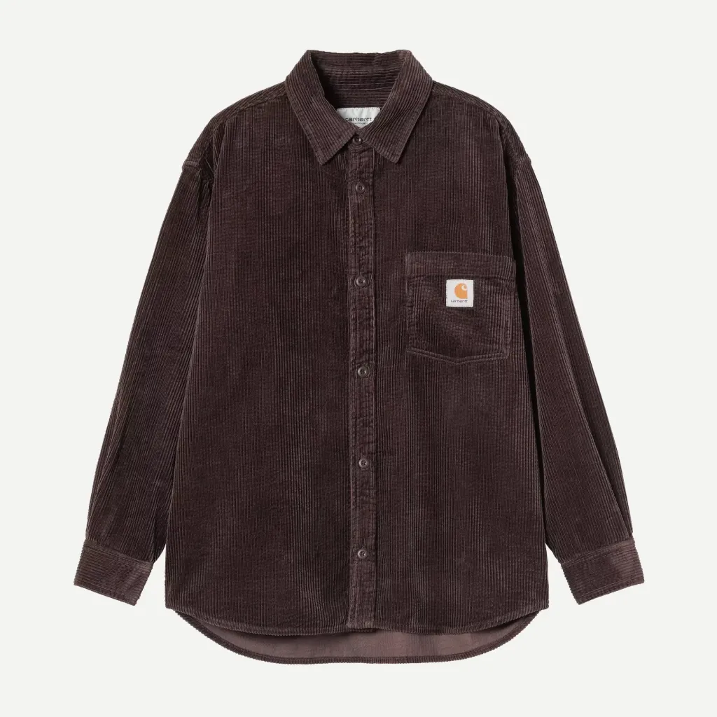 L/S Loyde Shirt "Palisander / Rinsed" - I037059_33H_02