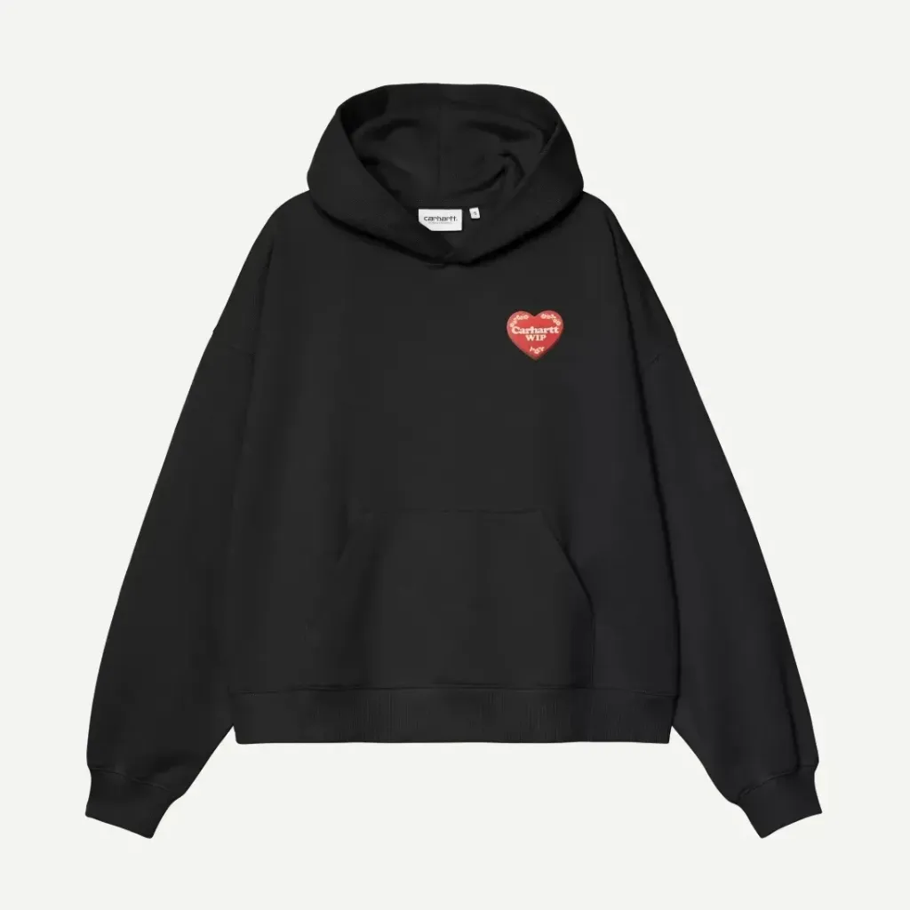Women's Hooded Hartt Case Sweatshirt "Black" - I037243_89_XX